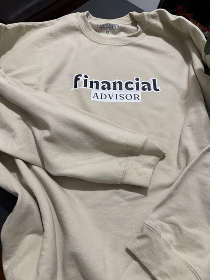Financial Educator sweatshirt | Adult Unisex | full chest print