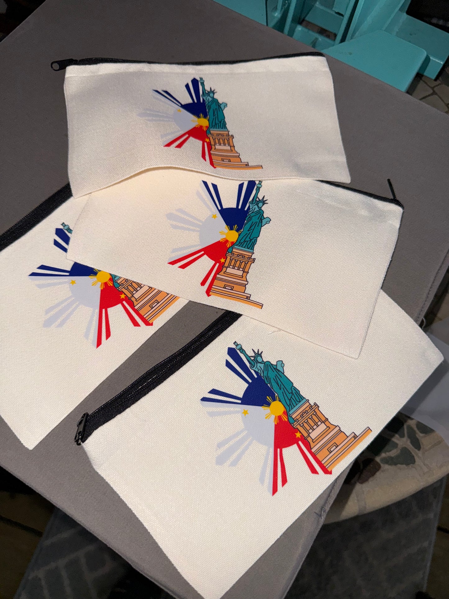Pinoy in NYC canvas pouch | one sided print | Limited stocks