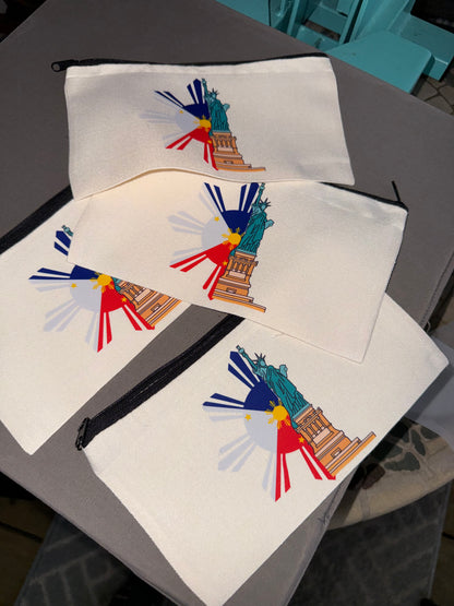 Pinoy in NYC canvas pouch | one sided print | Limited stocks