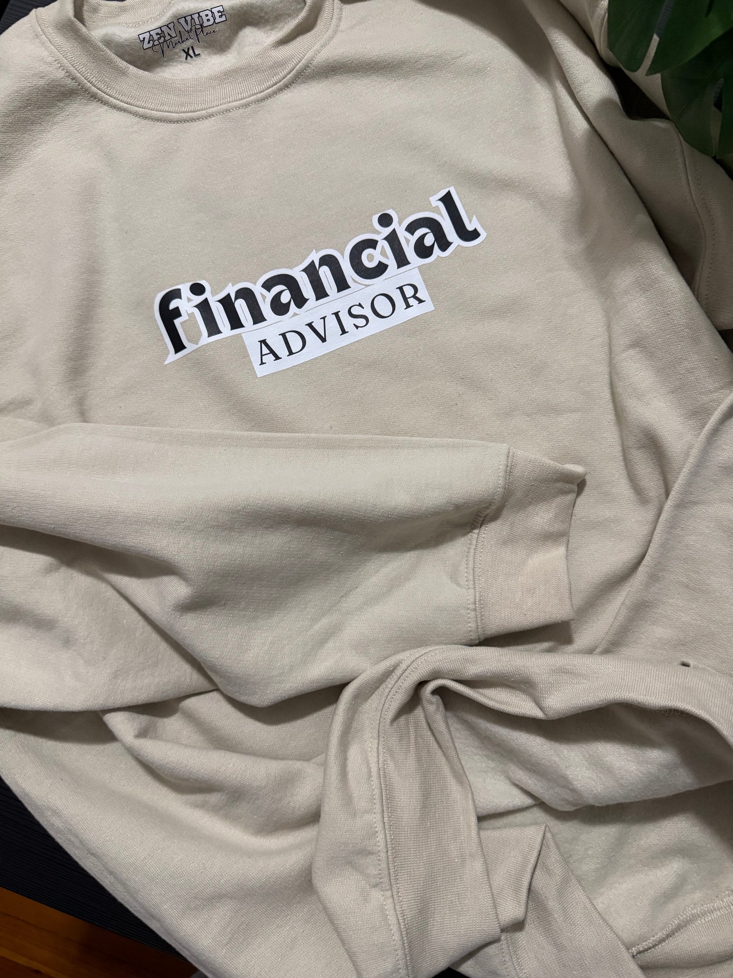 Financial Educator sweatshirt | Adult Unisex | full chest print