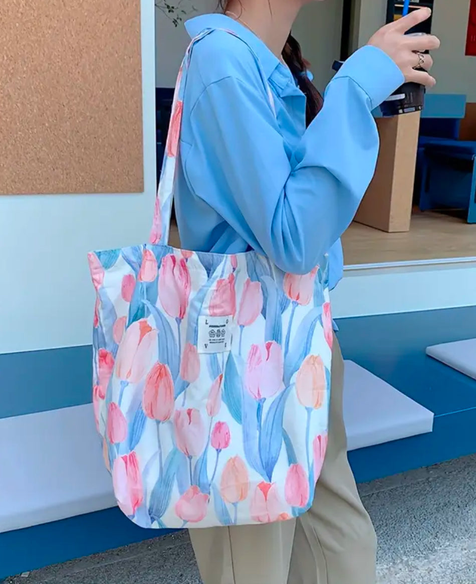 Floral Printed Tote | Large | limited stocks