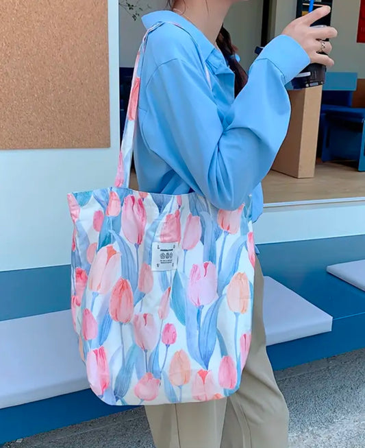Floral Printed Tote | Large | limited stocks