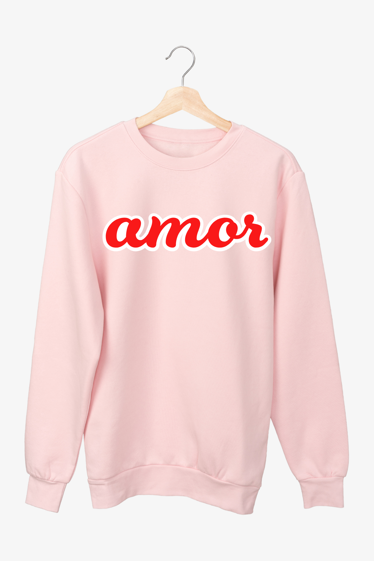 Red Amor Sweatshirt | Adult Unisex | full chest print