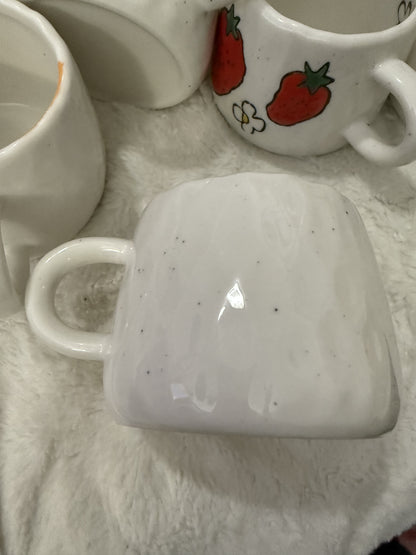 Fruit Pattern Ceramic Mug | Hot or  Cold | 295 mL or 10 fl oz | 1 piece | Limited Stocks