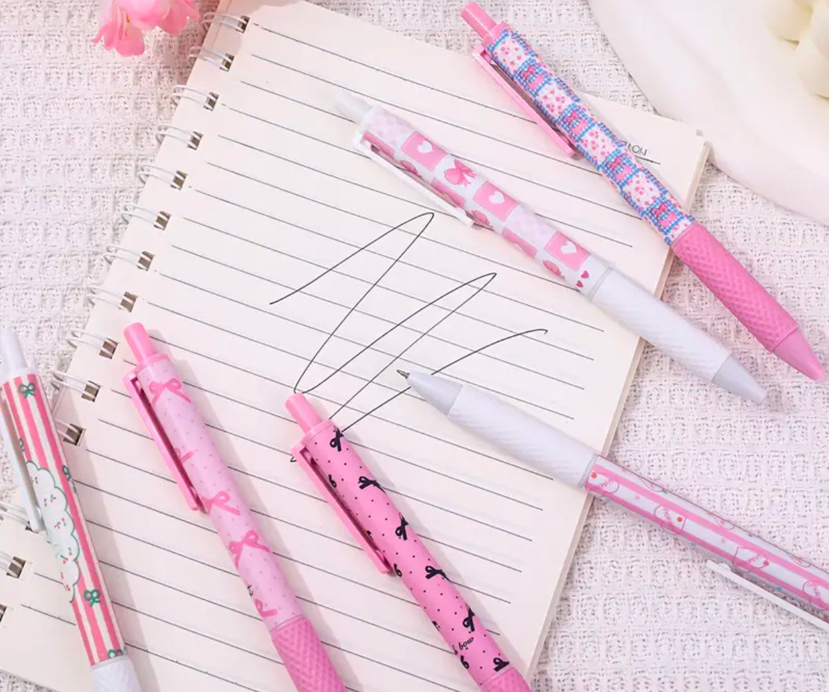 Pink Bow Knot Quick-Dry Pen | 1 piece | Limited Stocks