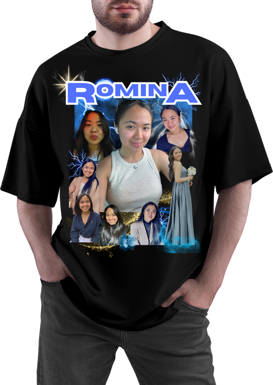 Blue Lightning Tee | Adult Size | 6 pics Custom