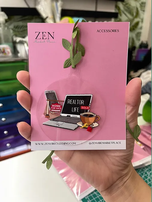 Realtor Life Ornament | RoundClearAcrylic | Accessories