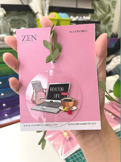 Realtor Life Ornament | RoundClearAcrylic | Accessories
