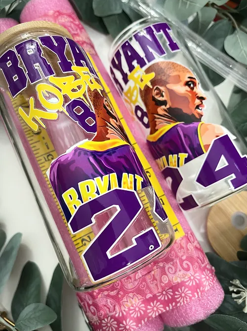 Kobe 24 Bryant beercan glasscup set | 20 oz | one side only