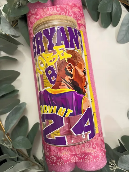 Kobe 24 Bryant beercan glasscup set | 20 oz | one side only