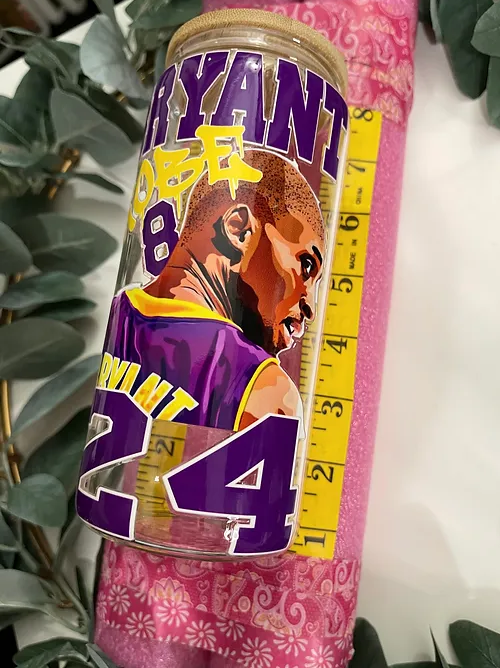 Kobe 24 Bryant beercan glasscup set | 20 oz | one side only