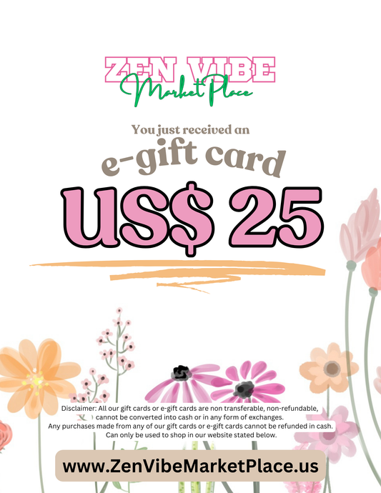 e-Gift Card worth US$25
