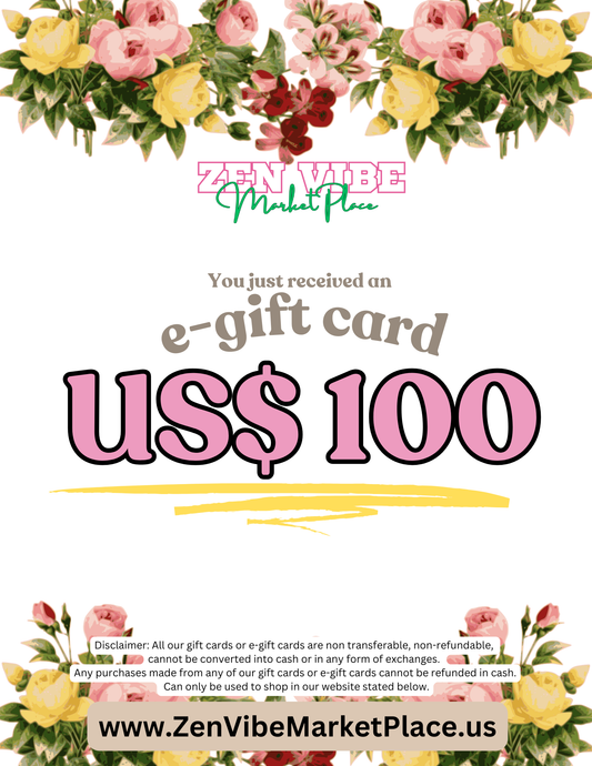 e-Gift Card worth US$100
